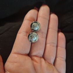 Michael Kors Stainless Stud Earrings