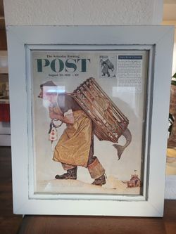 Post Magazine Norman Rockwell- Mermaid