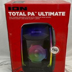 ION TOTAL PA FREEDOM | 500W Bluetooth PA Speaker | Wireless Mic System | Battery-Powered Portable Sound System