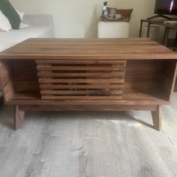 Coffee Table (Rising Top, Storage)