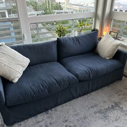 World Market Navy Couch