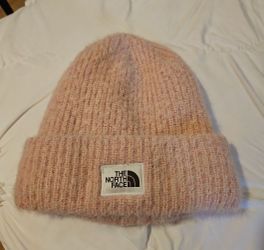 The North Face Pink Knit Beanie