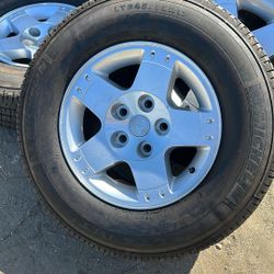 3 Dodge Rims and Tires
