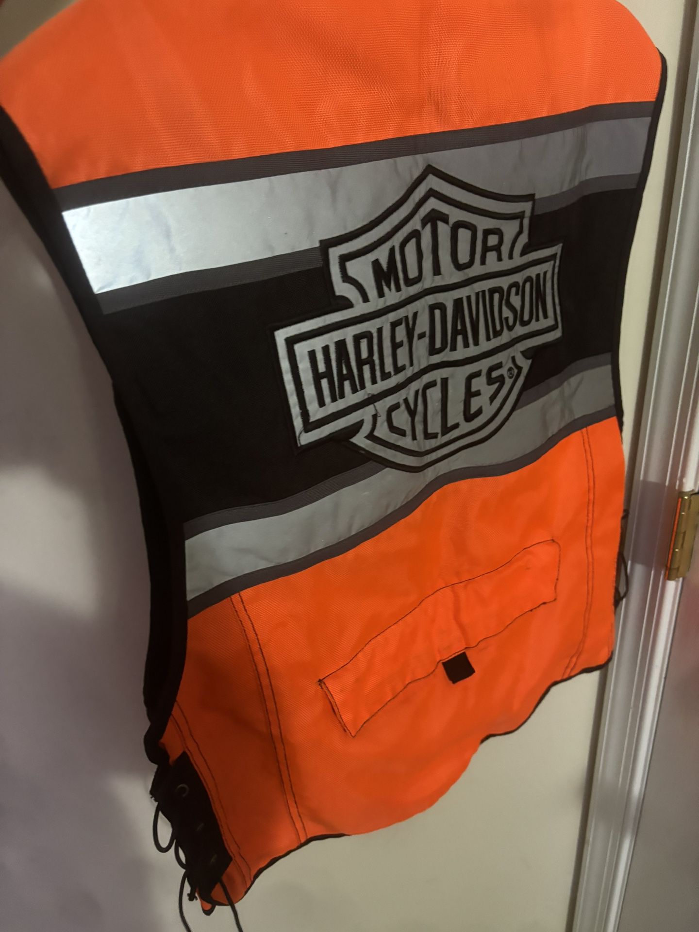 Harley Davidson Vest Biker Work Safety Motorcycle Scooter 