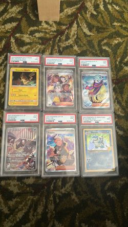 Pokemon psa 9 card lot bundle