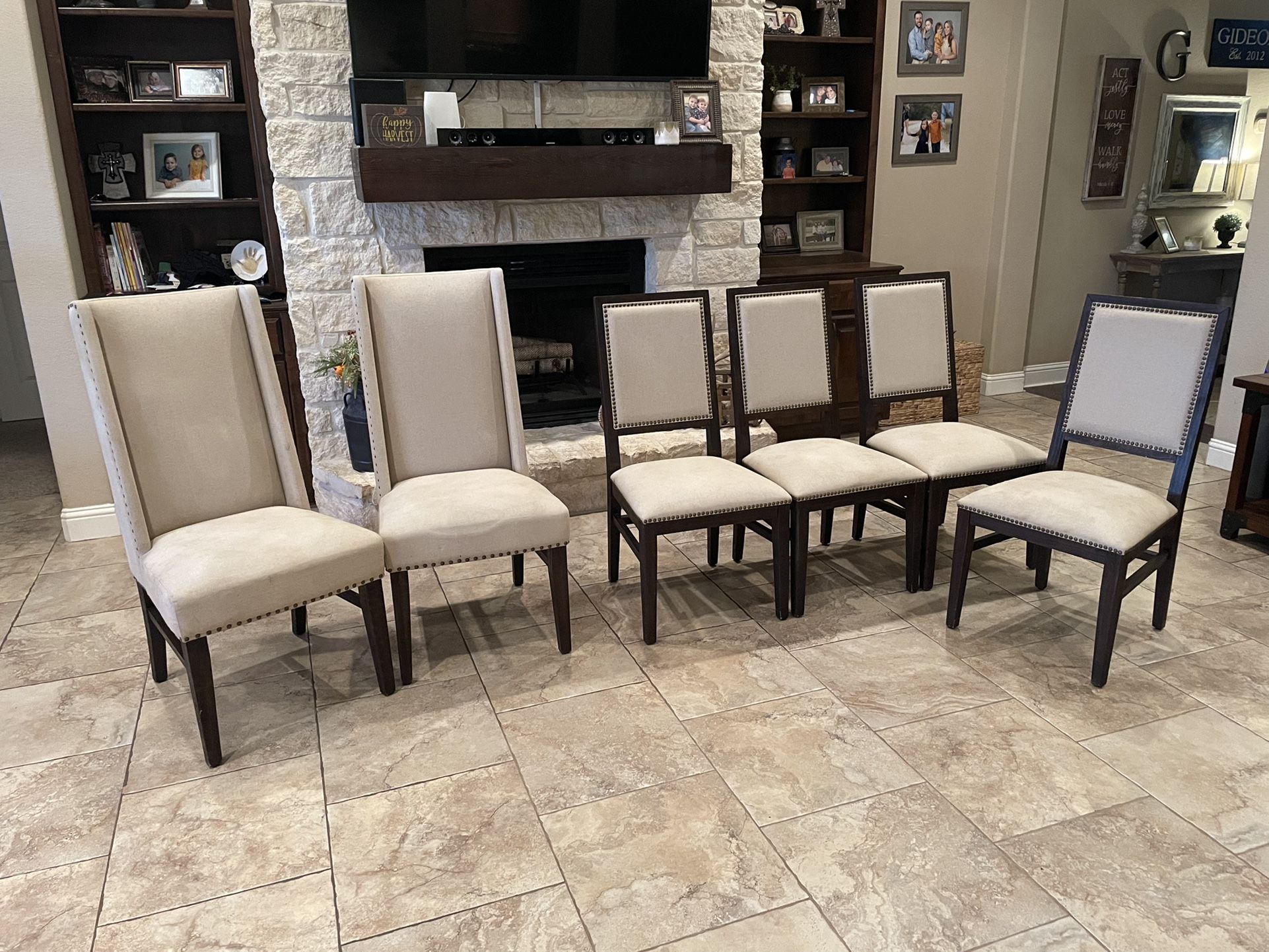 Dining Room Chairs & matching Barstools 