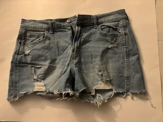 Old Navy Mid Rise Boyfriend Cutoff Jean Shorts Size 8