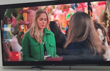 Lg 65" uhd smart TV with remote