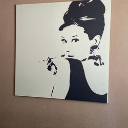 IKEA Audrey Hepburn canvas