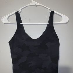 Lululemon Black Camo Sports Bra Top 