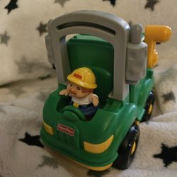 Fisher-Price Garbage Truck With Figure Shown 