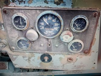 50s Dash Section For Wyllis Jeep