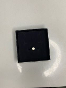 1.00ct D Color Moissanite Solitaire Ring with GRA Certificate