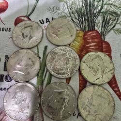 1964 Kennedy Half Dollars 90% Silver $21 Ea