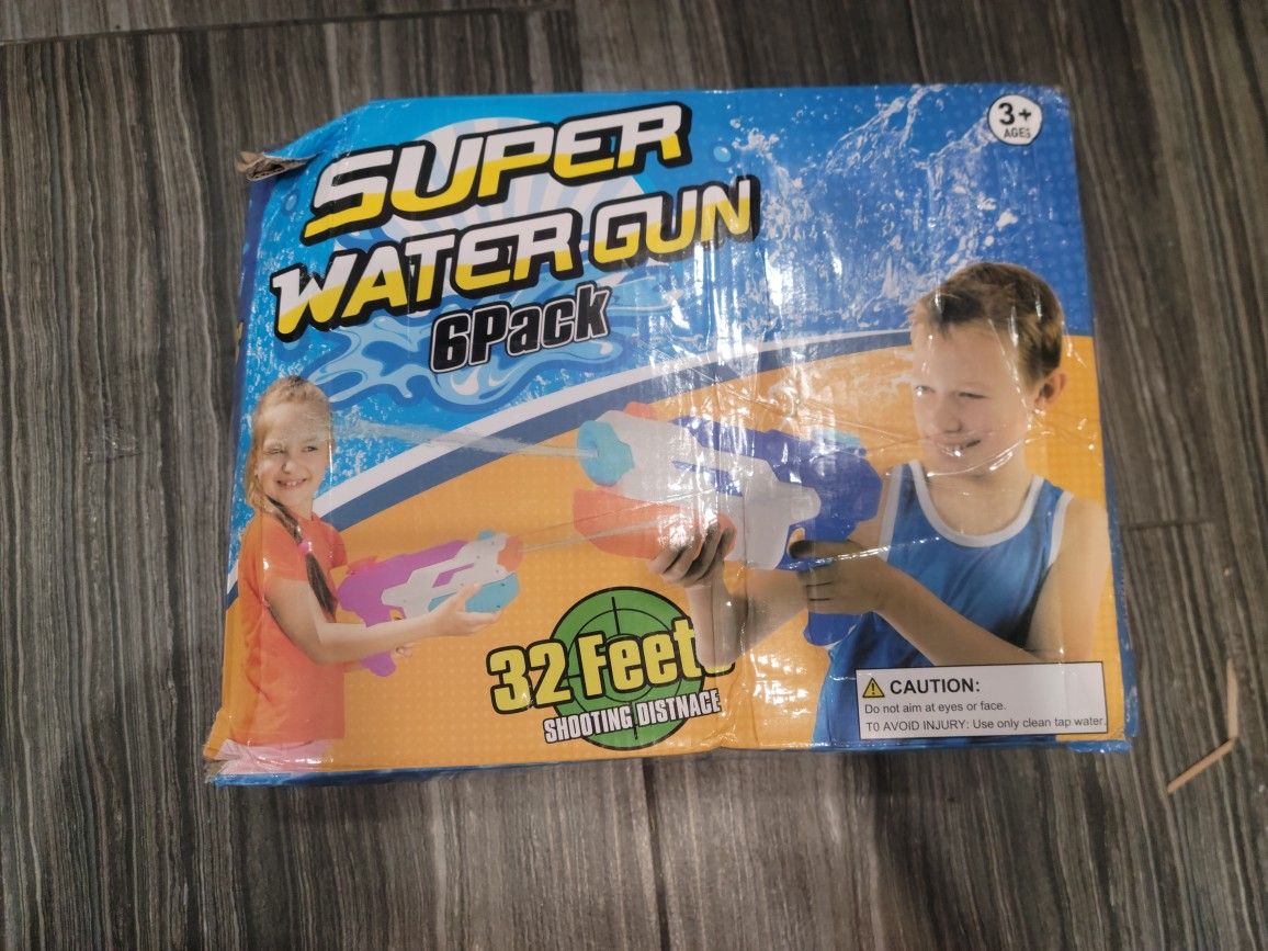 (SUMMER) 6PACK WATER GUN