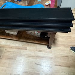 3ft Long Black Floating Shelves