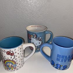 Blue Hello Kitty Mugs 