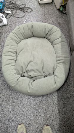 Light Green Dog Bed. Donut Shape. $25
