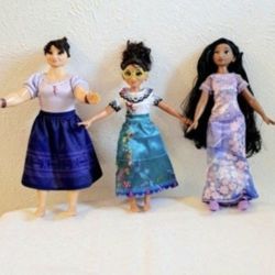 Disney Encanto Mirabel, Isabela, & Luisa Dolls Set