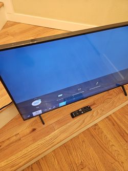  New Cond  SAMSUNG 43 INCHES TV WITH REMOT CONTROL. , WORKS EXCELLENT  , DONT MISS IT GREAT TV