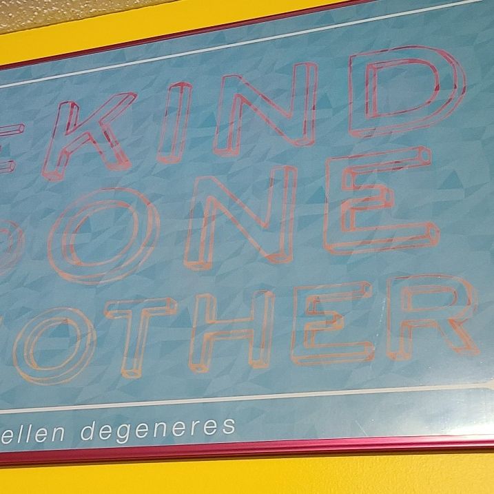 Be Kind To One Another Framed Poster