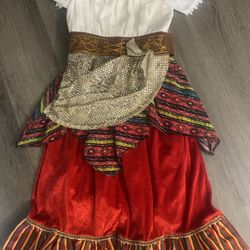 Gypsy Costume Size:M/8-10 For Girl