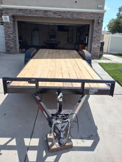2022 AMW Car hauler flatbed trailer towing
