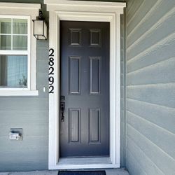 36’ x 96’ Exterior Front Door w/ Hardware (Like New)
