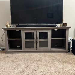 Wooden TV Stand For Upto 65” TVs 