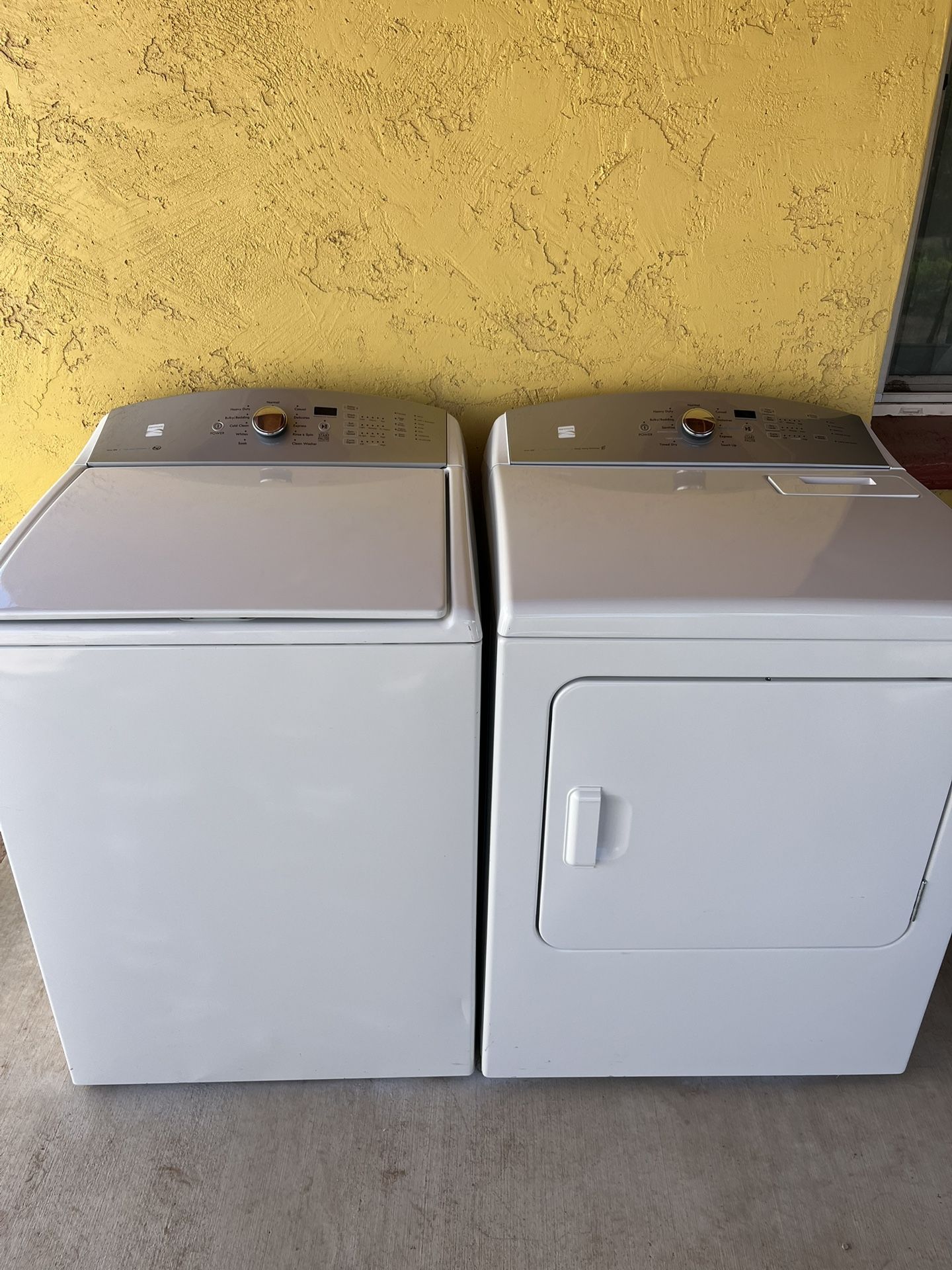 Wahser And Dryer Kenmore