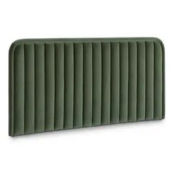 Article Rolph King Velvet Headboard - Plush Pacific Green