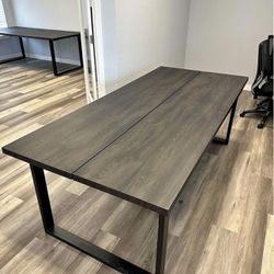 Large Brown Dining Table/Desk