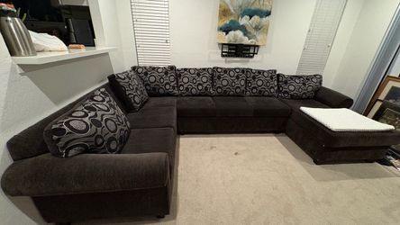 Black Sectional Couch 12 Sets