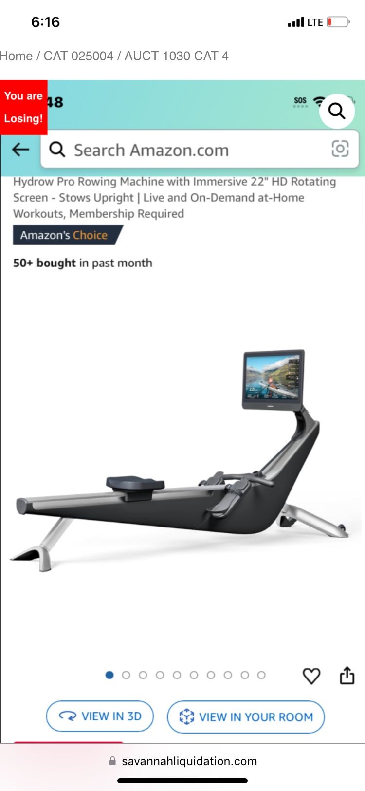 Row Exercise Machine 