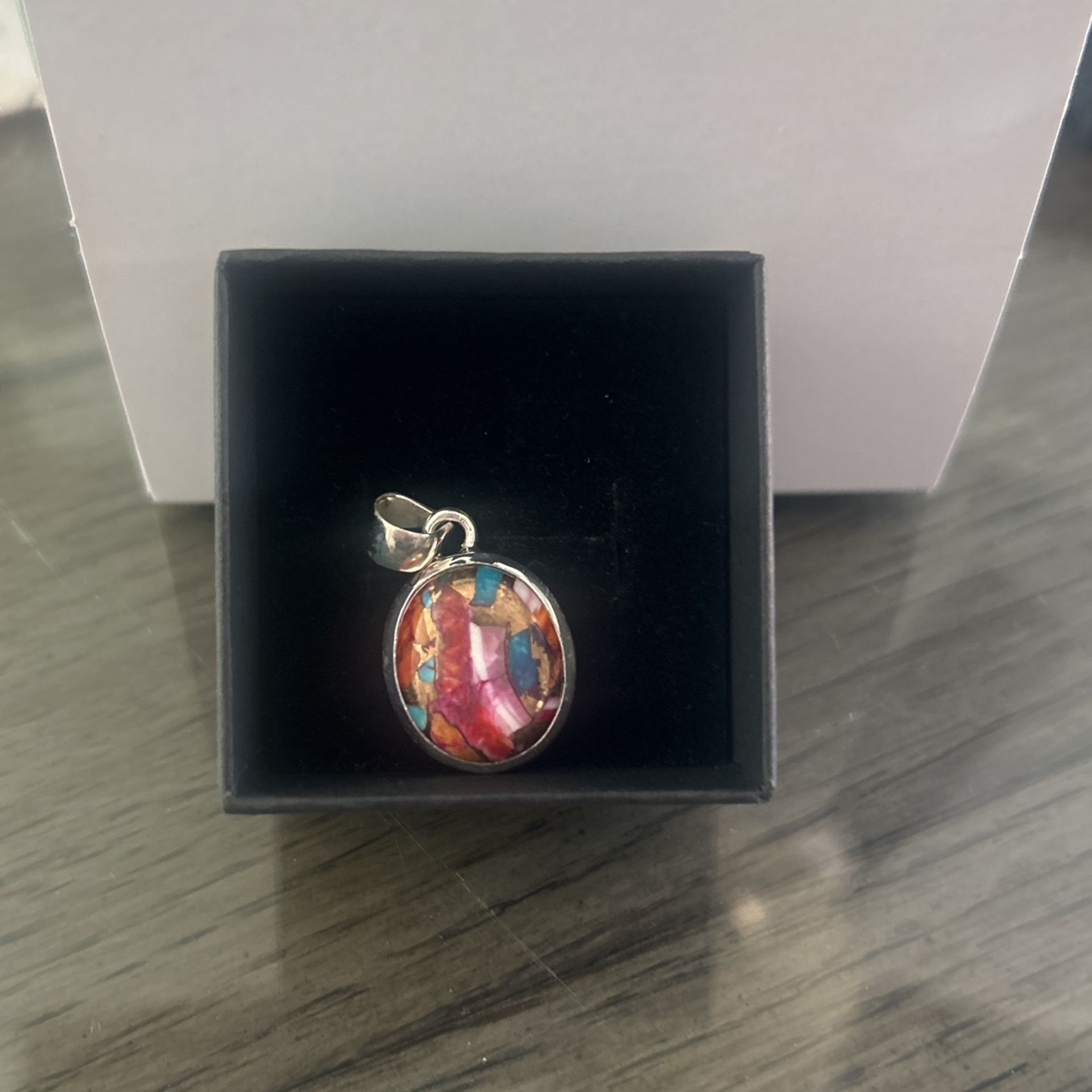 Brand New 925 Pendant Mojave Turquoise