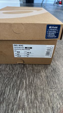 GEL-NYC Graphite Grey/Black Size 12 men