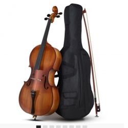 Glarry GC201 Cello High-Quality Full-Size Solid Wood Cello