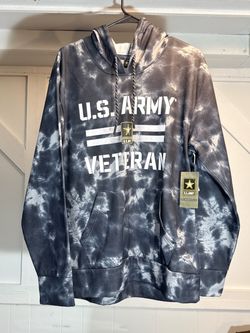 U.S. Army Veteran Tie-Dye Pullover Hoodie