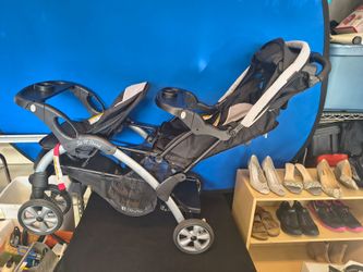 Baby Trend Sit N' Stand Double Stroller in Onyx