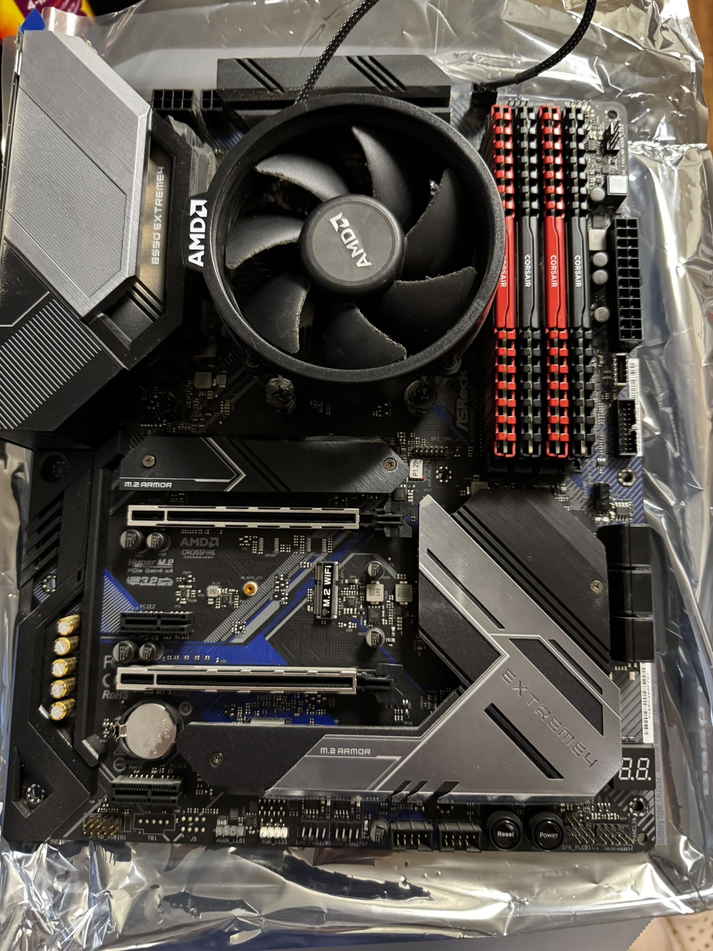 Ryzen 5 5600x + Corsair 32GB DRR4 3200hz RAM + ASRock B550 Extreme4 Motherboard