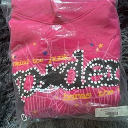 Sp5der Pink V2 Hoodie 