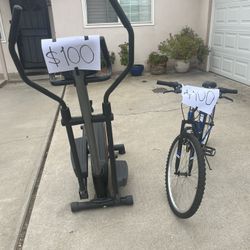 Elliptical/ Huffy Bike