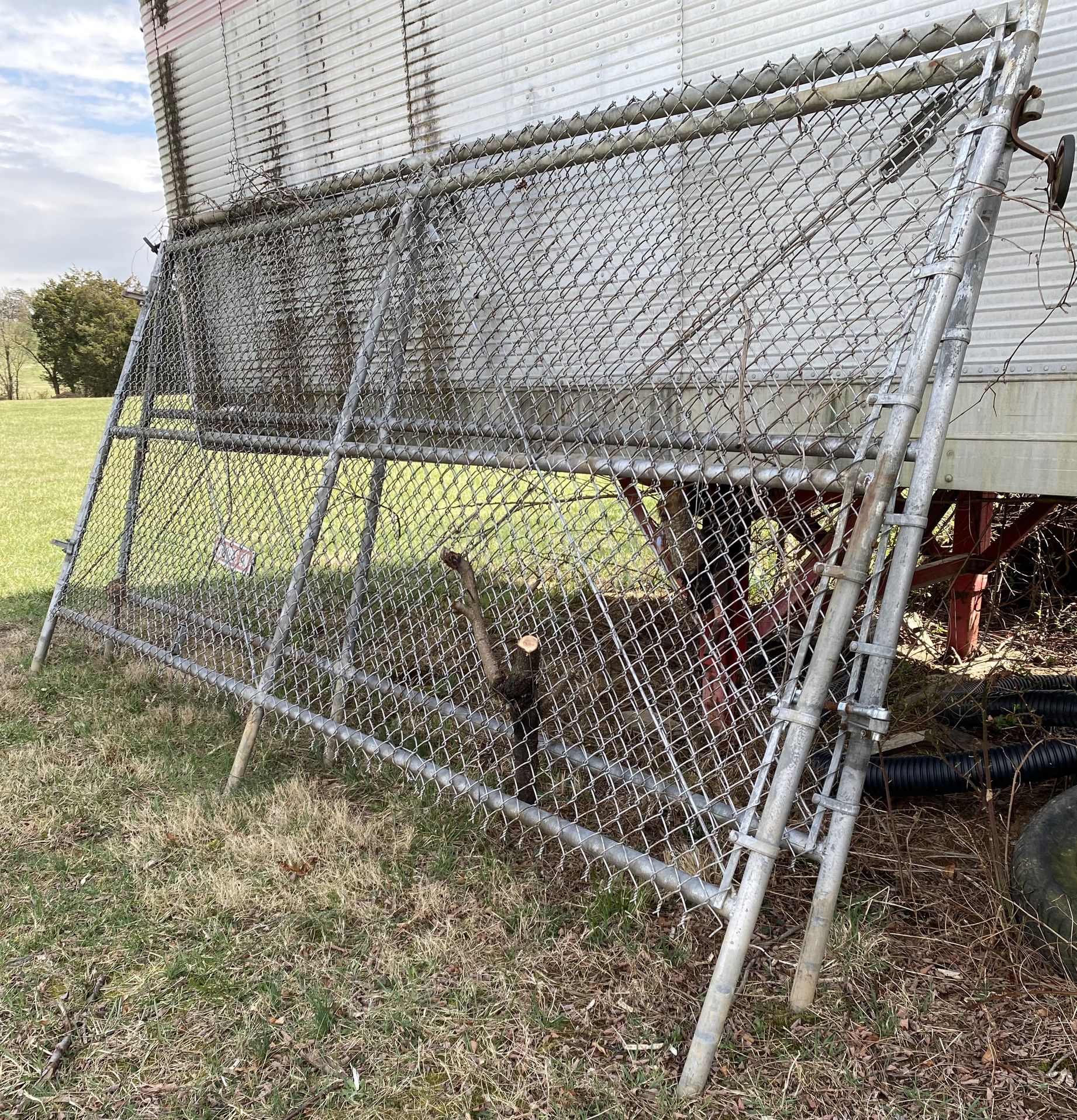 Two 13’6” X6’ Chain Link Gates