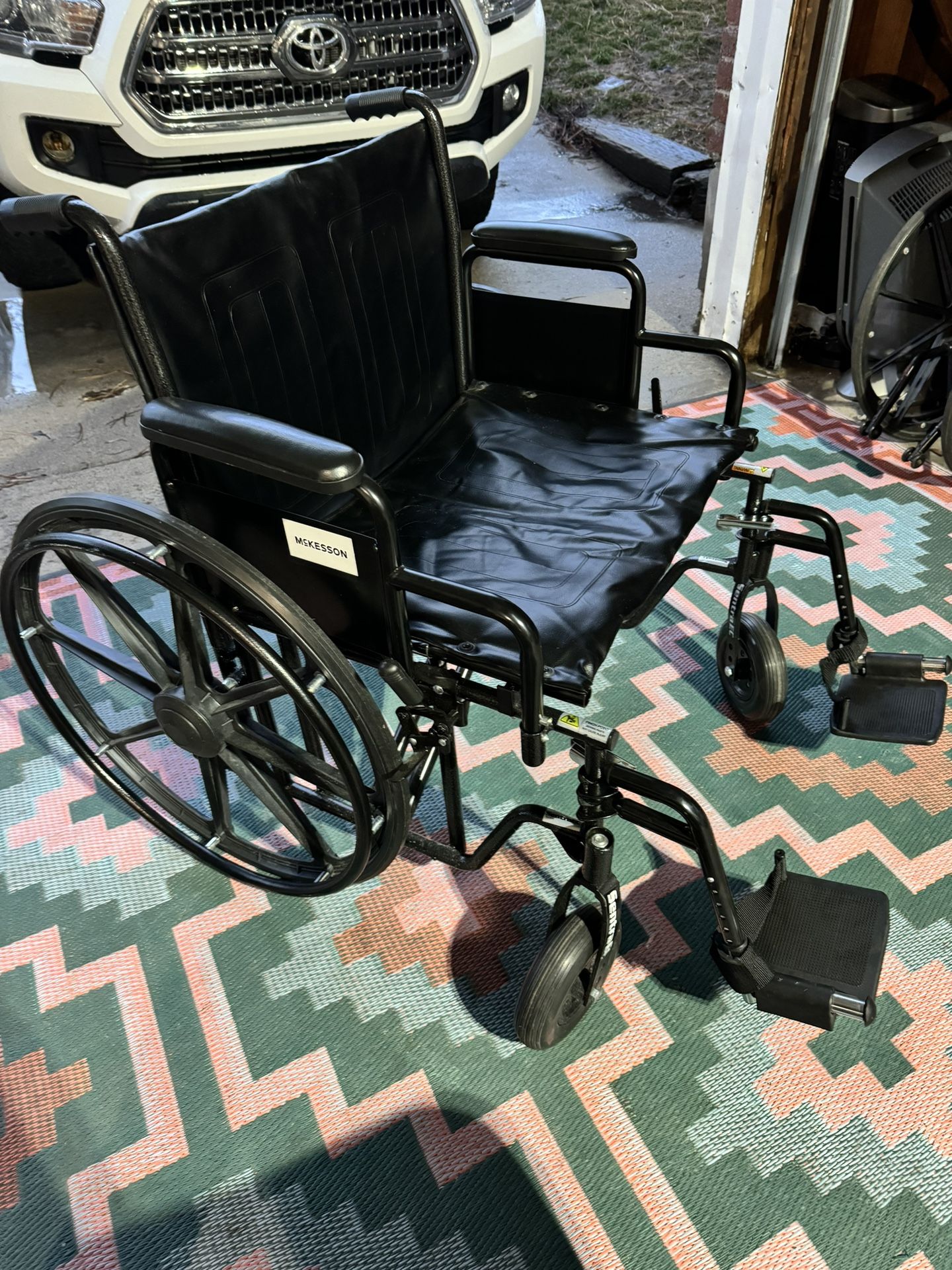 Extra Wide Heavy Duty McKesson Sentra Wheel Chair