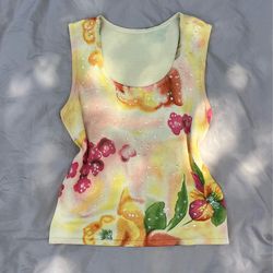 Unbranded medium multicolored yellow tank