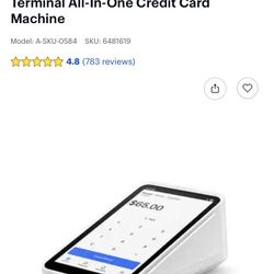 Square All In One Terminal Reader