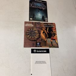 Nintendo GameCube Eternal Darkness Cover Art and Manual Only
