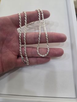 Siiver rope chain