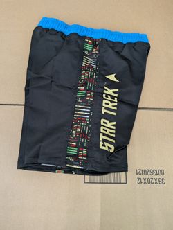 A&P Star Trek Short Black Size Medium