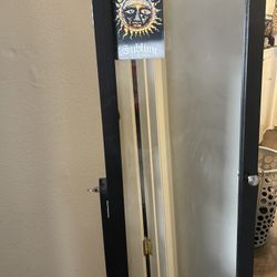 Tall Mirrored Jewelry Vanity